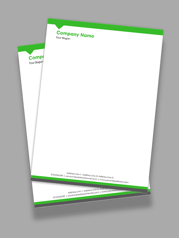 Management Letterhead Design