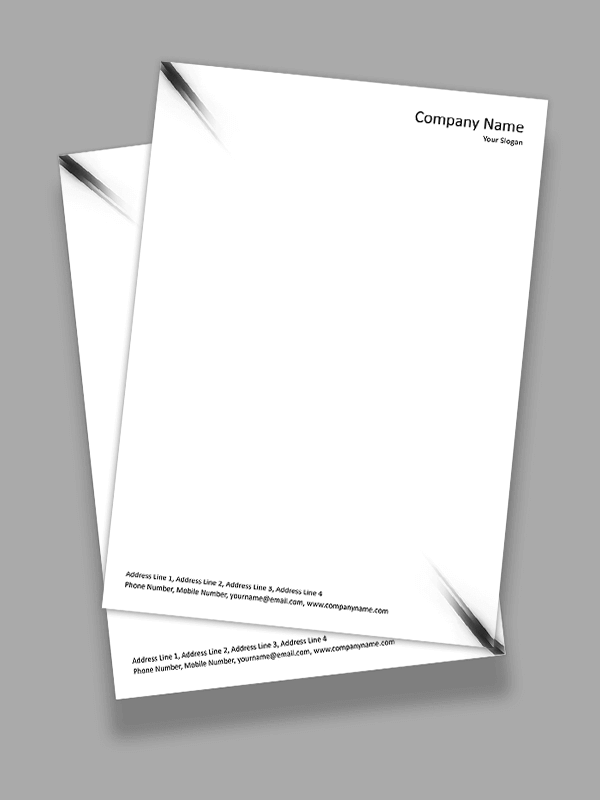 Advocate Letterhead Design