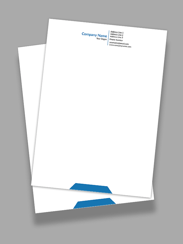 IT Company  Letterhead Design