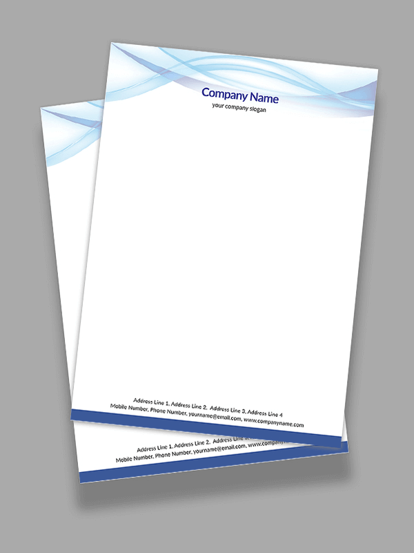 IT Company  Letterhead Design