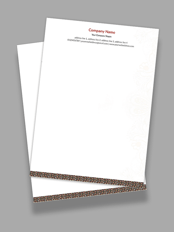 Florist Letterhead Design