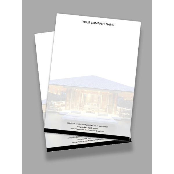 Interior Designer Letterhead Design