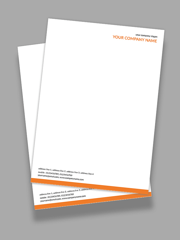 Professional  Letterhead Design