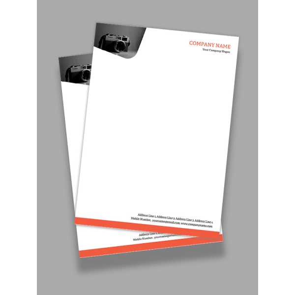 Photography Letterhead Design