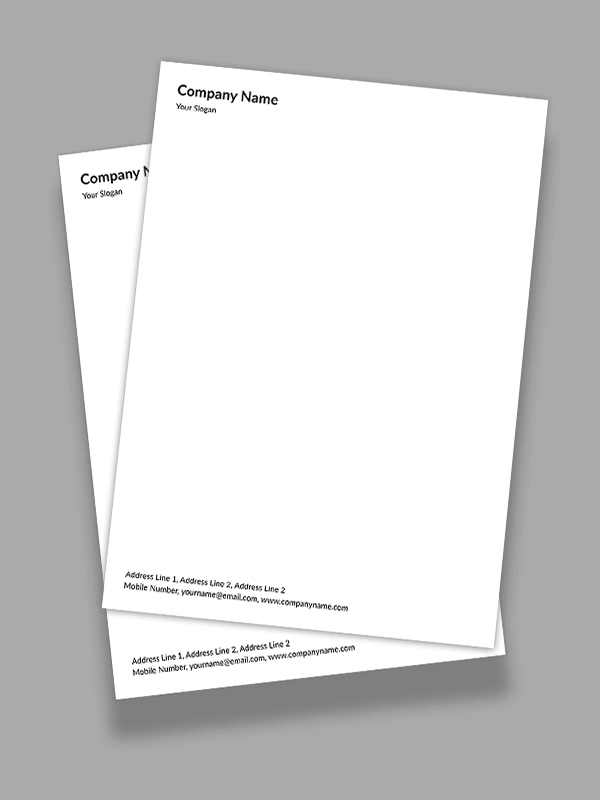 Professional Letterhead Design