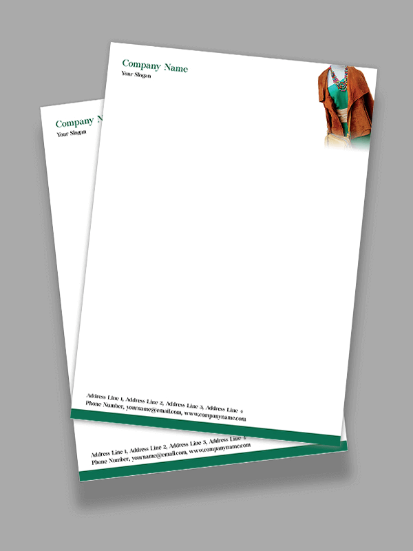 Fashion Designer Letterhead Design