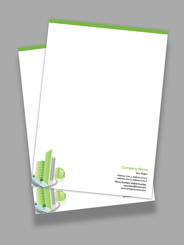 Construction  Letterhead Design