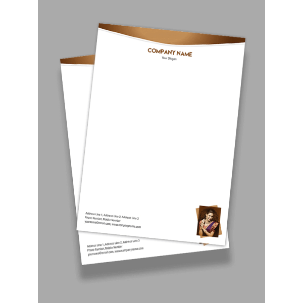 Jewellery Letterhead Design