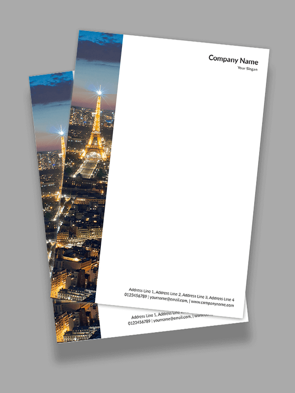 Travels Company  Letterhead Design