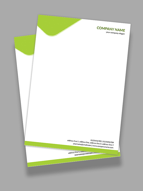 Profeesional  Letterhead Design