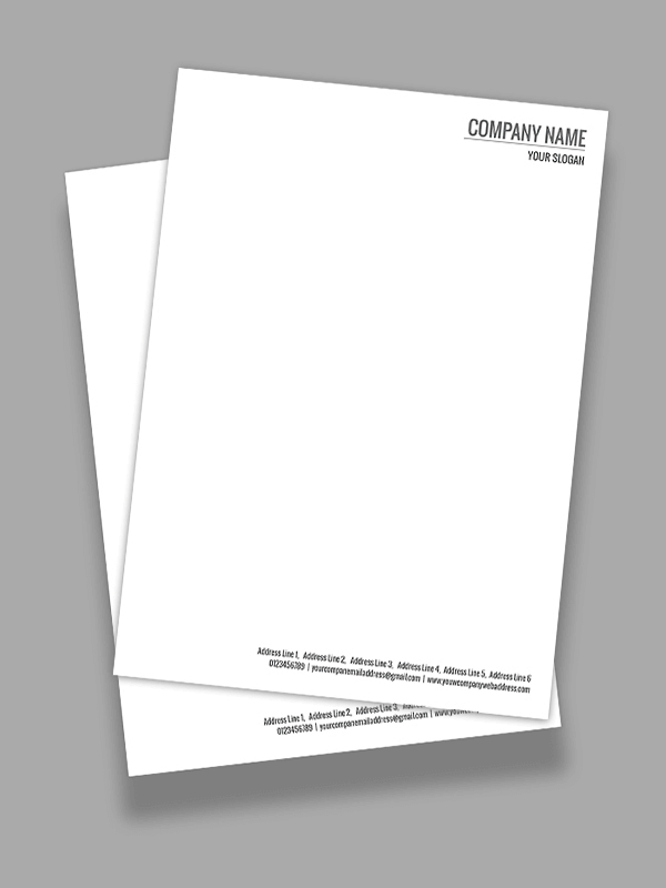 Advocate Letterhead Design