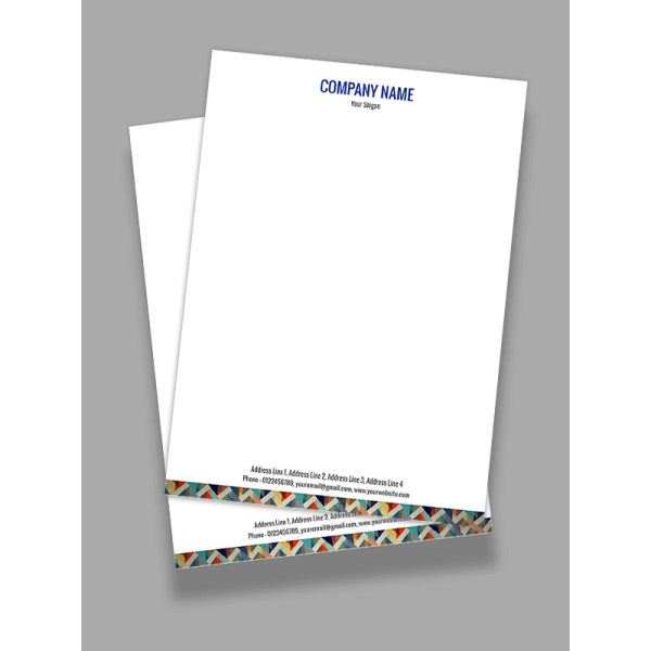 Abstract  Letterhead Design