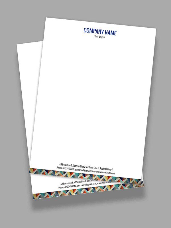 Abstract  Letterhead Design