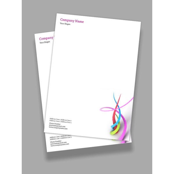 Automobiles Letterhead Design