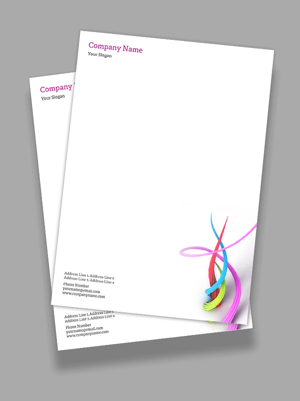 Automobiles Letterhead Design