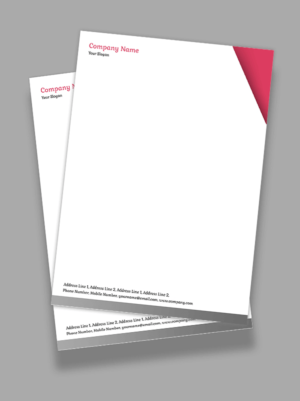 Beauty Spa Letterhead Design