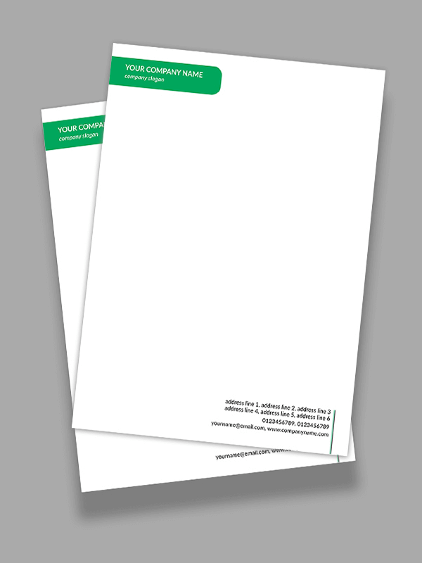 Management Letterhead Design