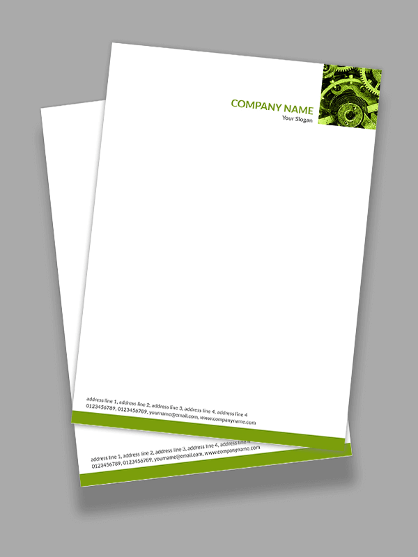Automobiles Letterhead Design