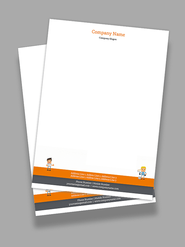 painter Letterhead Design