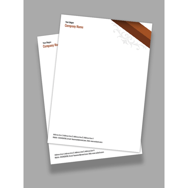 Abstract  Letterhead Design