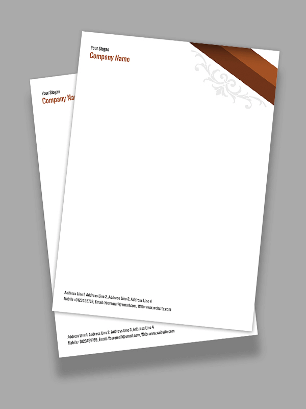 Abstract  Letterhead Design