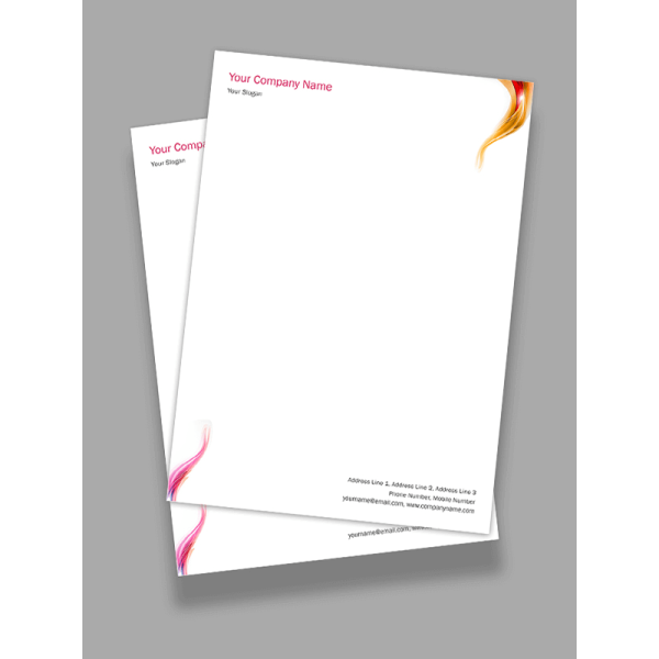 Abstract  Letterhead Design