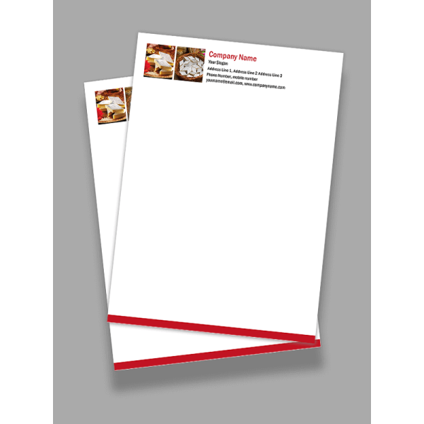 Sweet Shop Letterhead Design