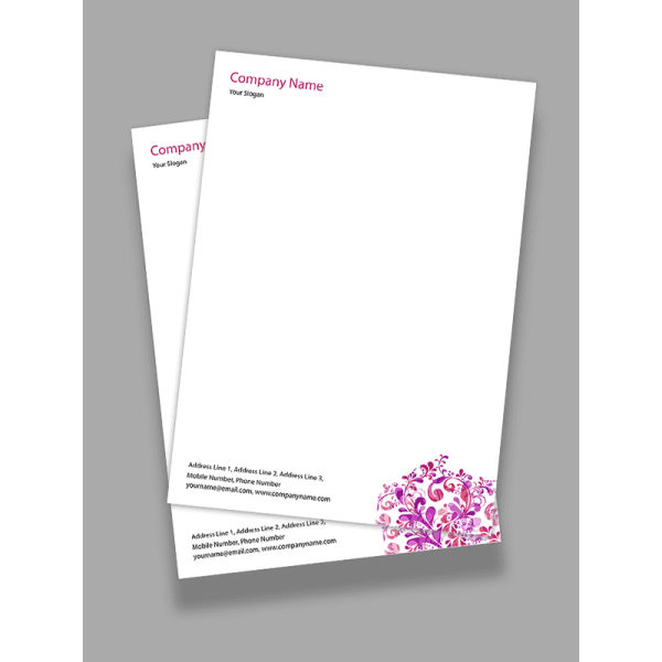 Designer  Letterhead Design