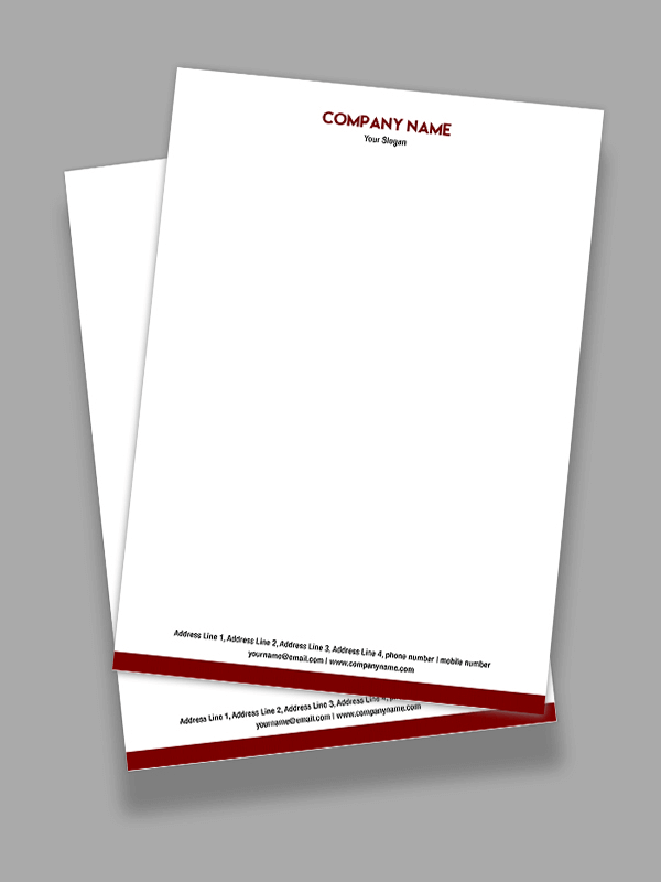 Professional Letterhead Design