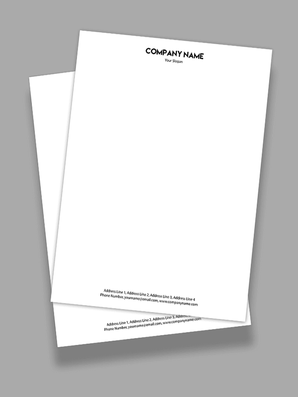 Advocate Letterhead Design