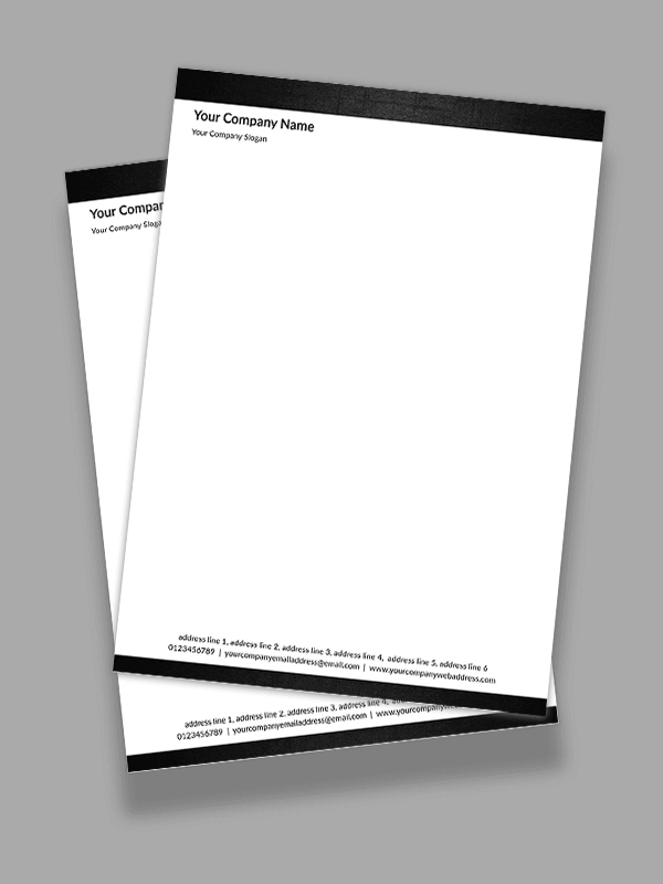 Software Company Letterhead Design