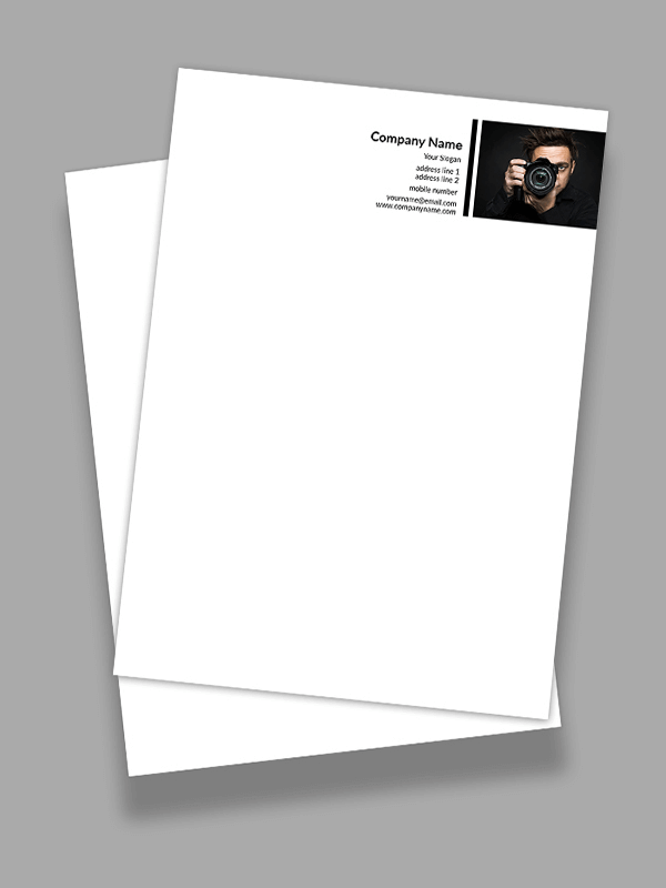 Photography Letterhead