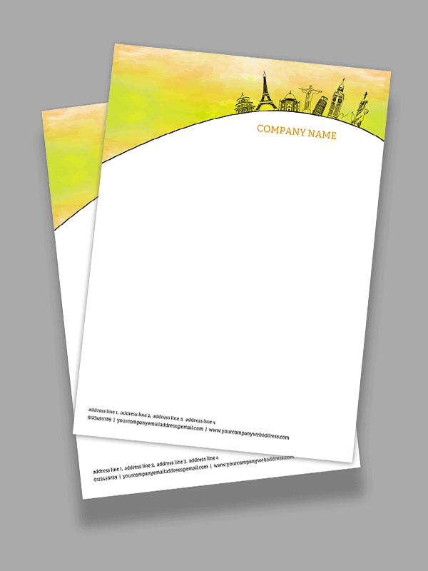 Travel Letterhead