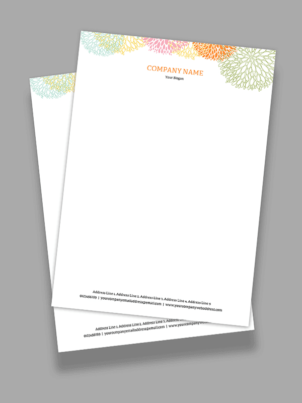 Florist Letterhead