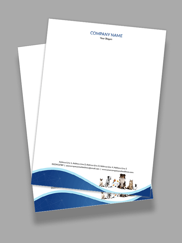Pet Clinic Letterhead