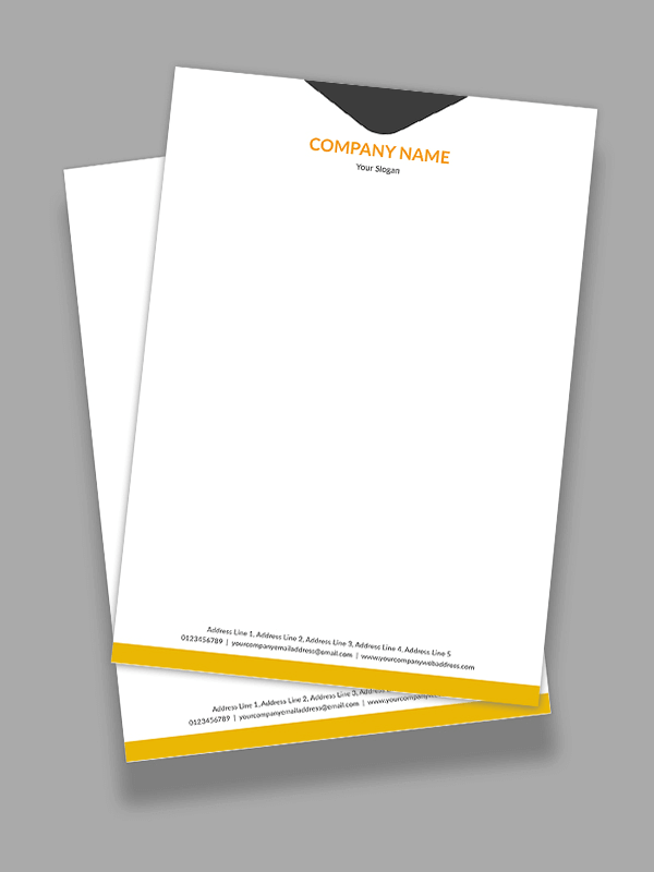Courier Letterhead