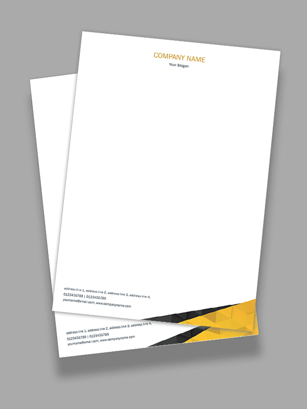 Pattern Letterhead