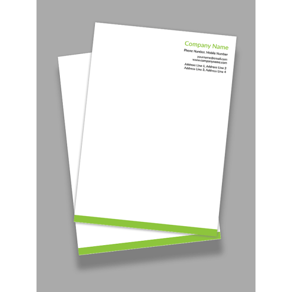 Parrot Green Letterhead