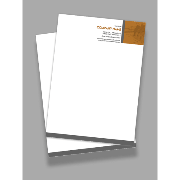 Grey Letterhead