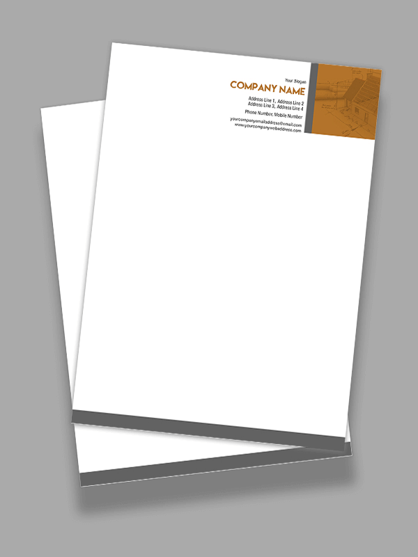 Grey Letterhead