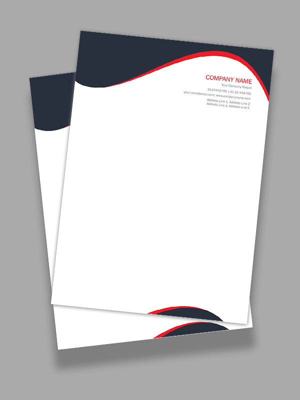 Floral Letterhead