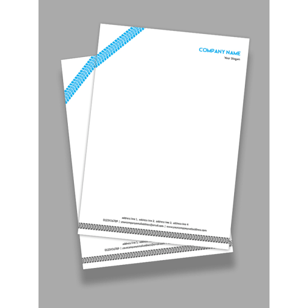 Tyre Dealers Letterhead