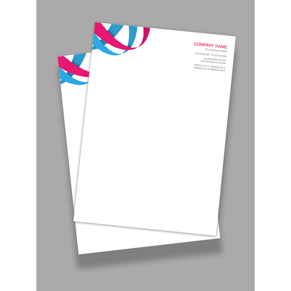 Fitness Center Letterhead