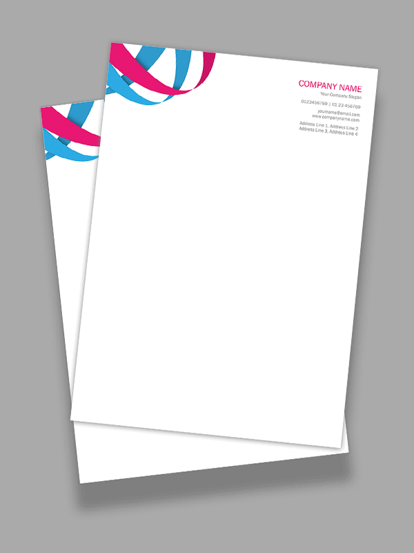 Fitness Center Letterhead