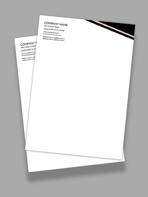 Contractor Letterhead