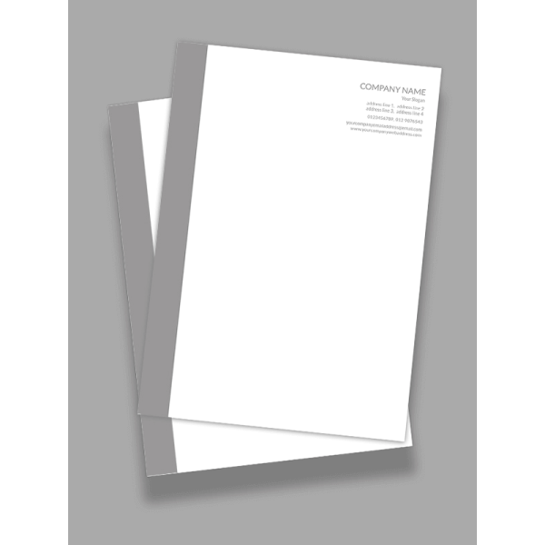 Grey Letterhead