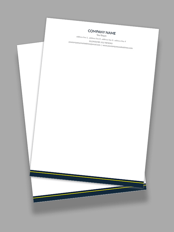 Plain Letterhead