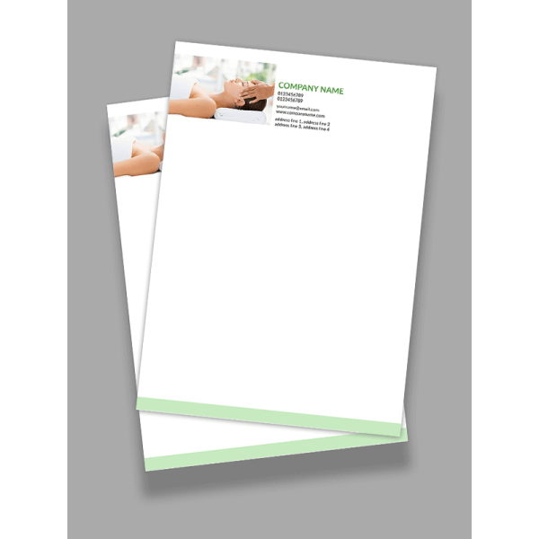 Light Green Letterhead