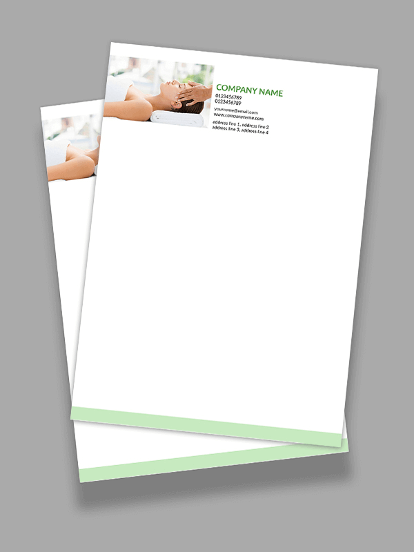 Light Green Letterhead