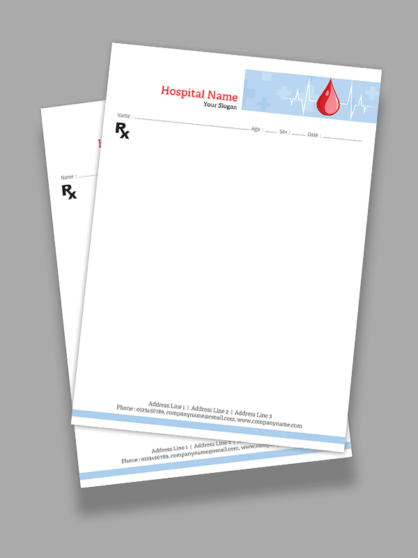 Cardiologist Prescription Pad Design